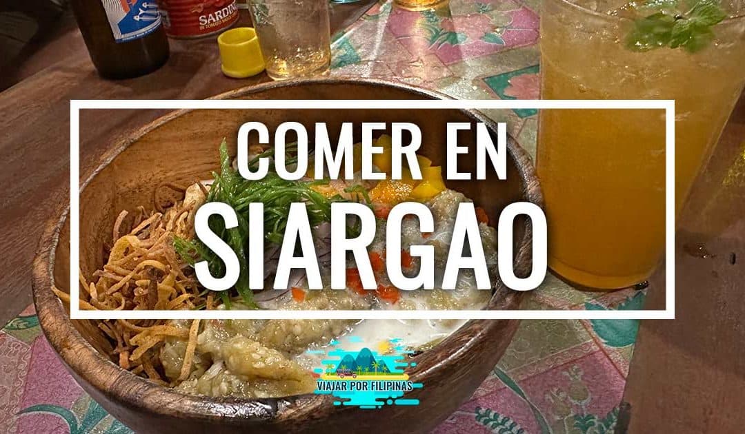 Dónde comer en Siargao