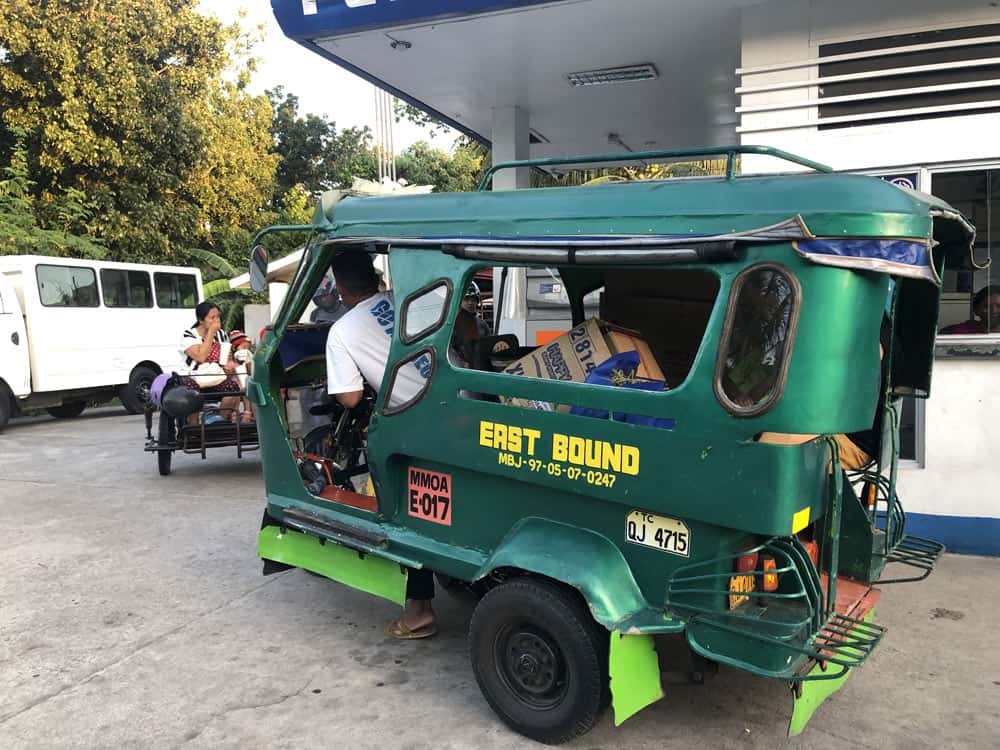 transporte en Camiguin motorela