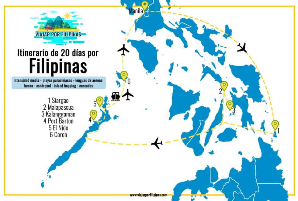 Itinerario de viaje a Filipinas 20 días por libre Viajar por Filipinas Itinerario de viaje a Filipinas 20 días por libre Viajar por Filipinas