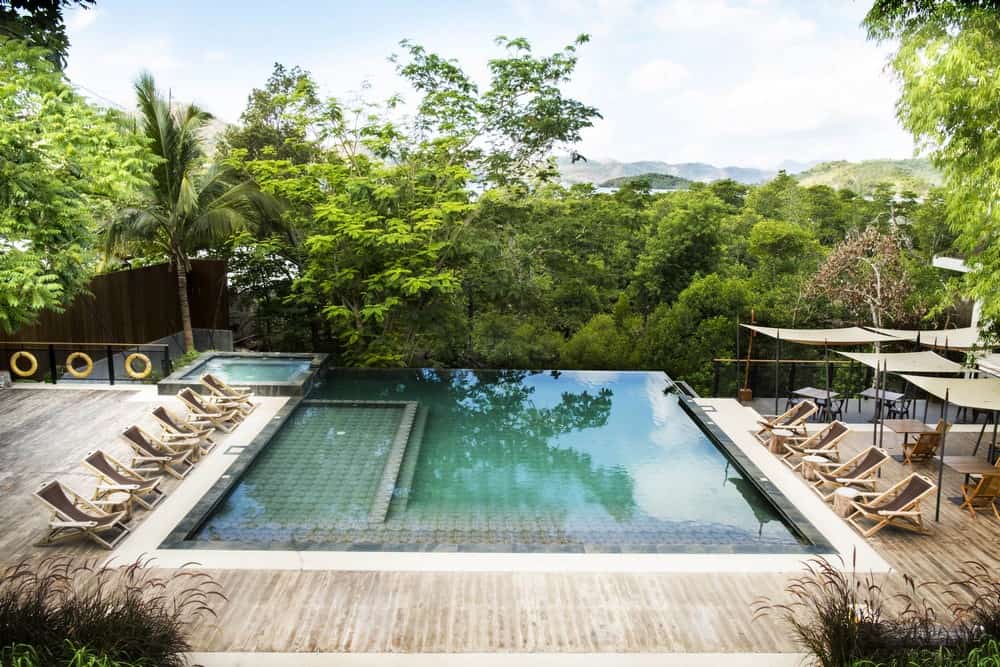 resort con infinity pool en Coron, Filipinas