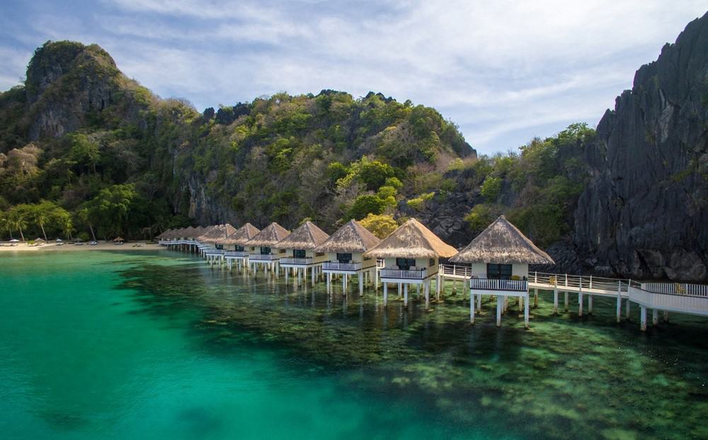 resort sobre el agua en Filipinas