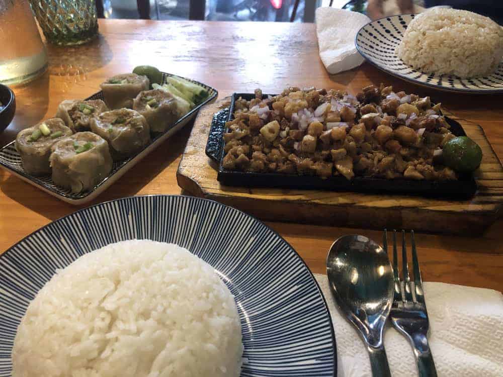 sissig vegano para comer en Manila
