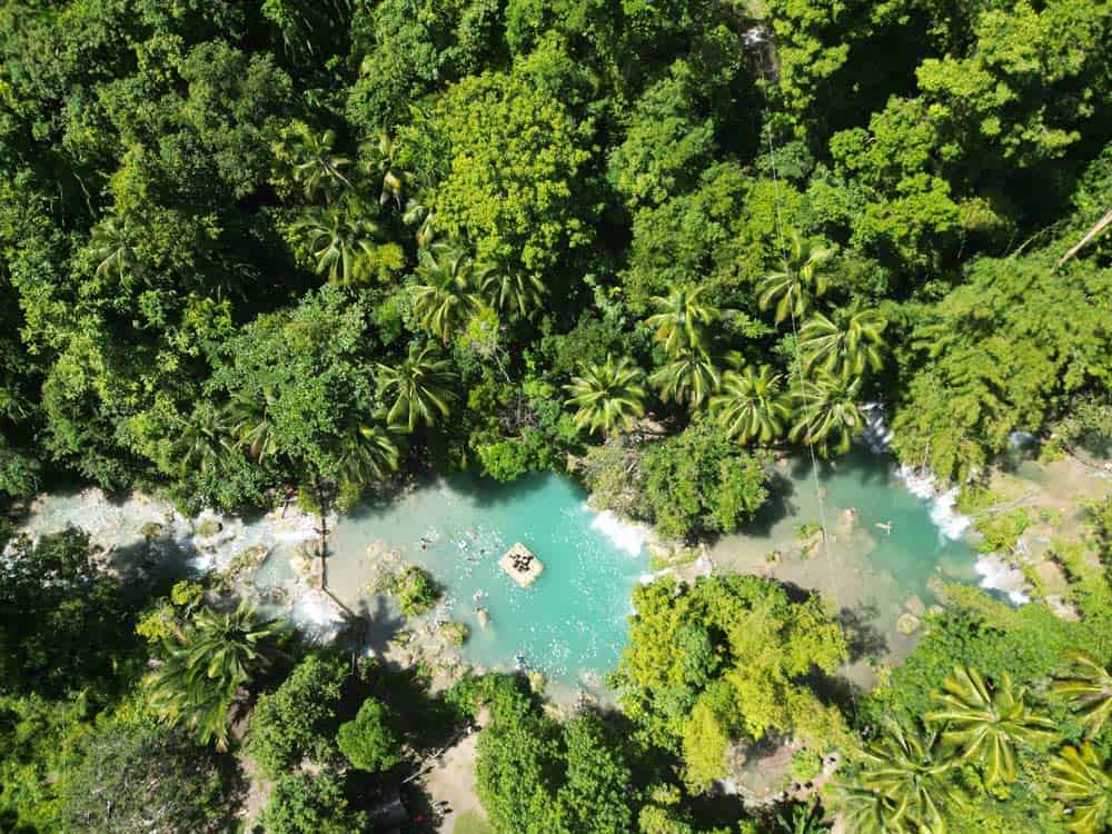 Cambugahay Falls (Siquijor) en febrero