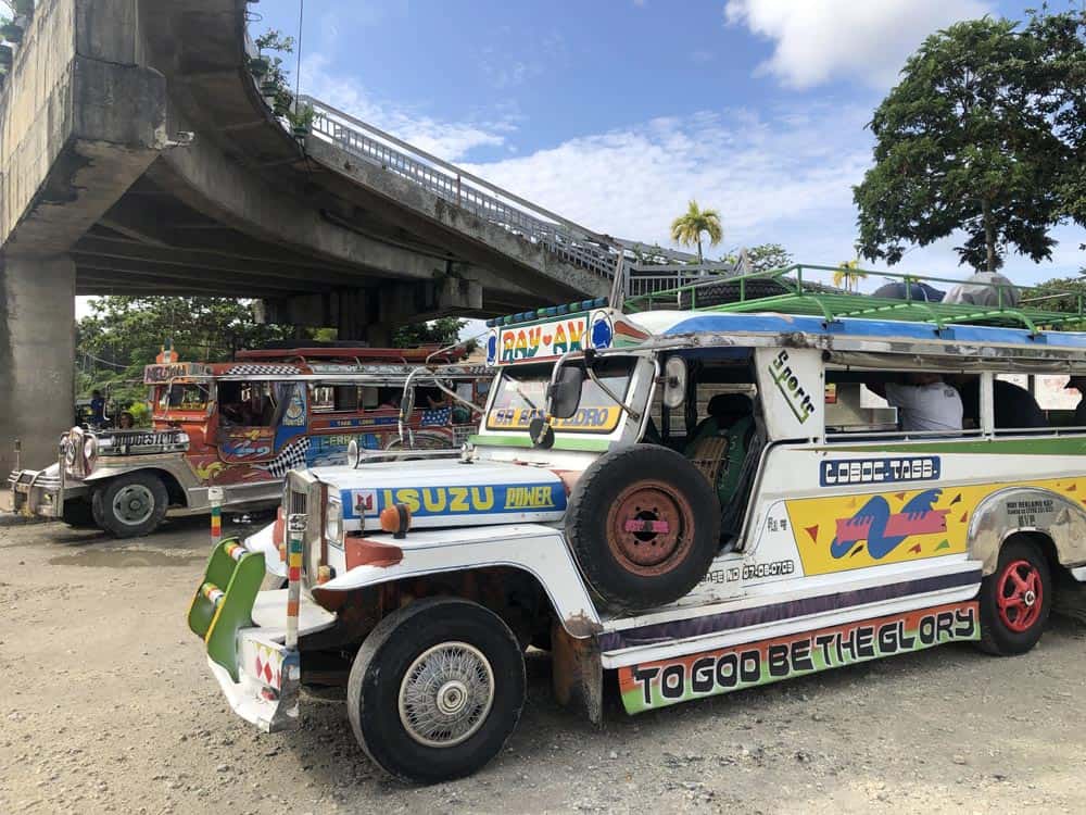 jeepney Loboc Tagbilaran Bohol cómo ir 