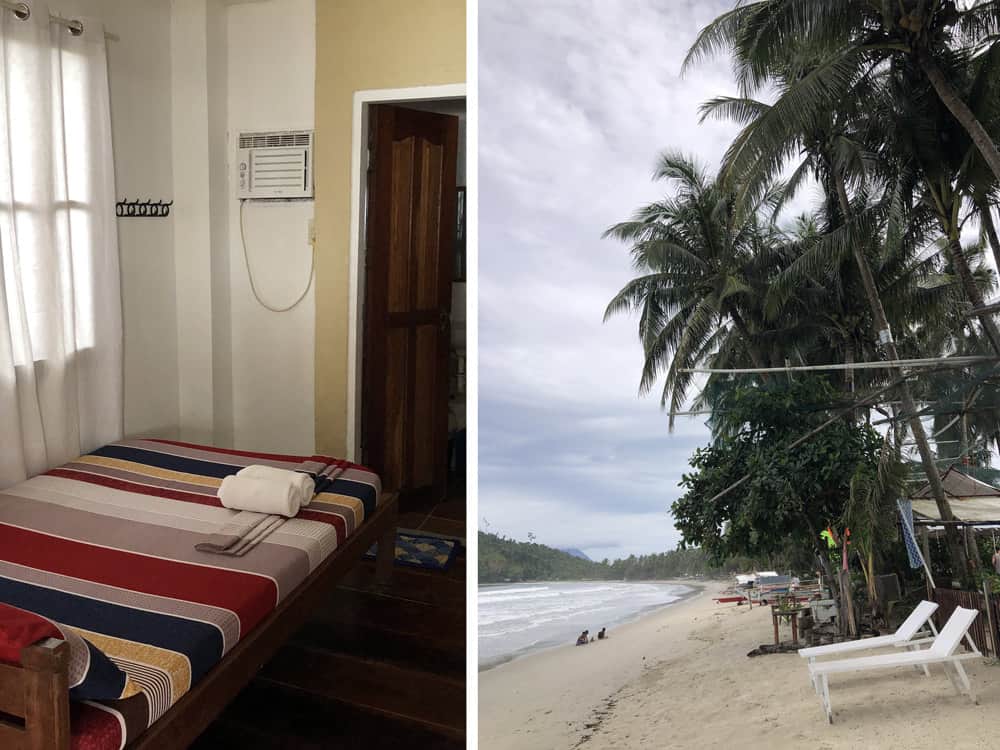 dónde dormir en San Vicente Palawan