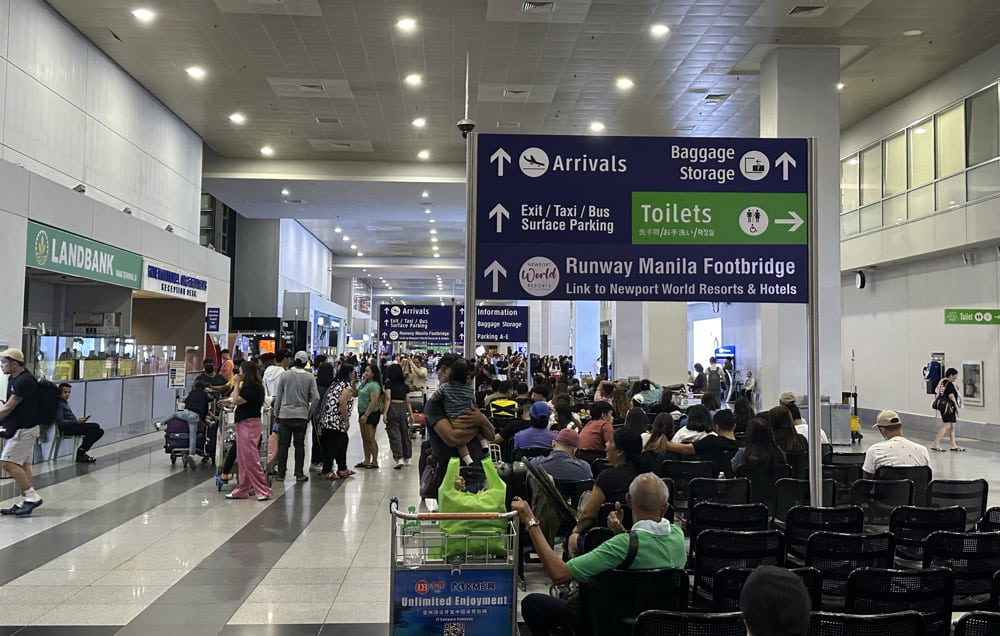 Aeropuerto Manila estafas