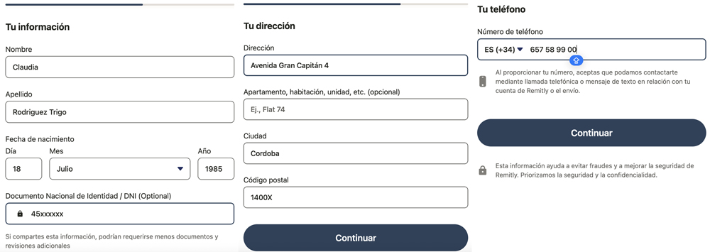 Datos recibir dinero en Filipinas