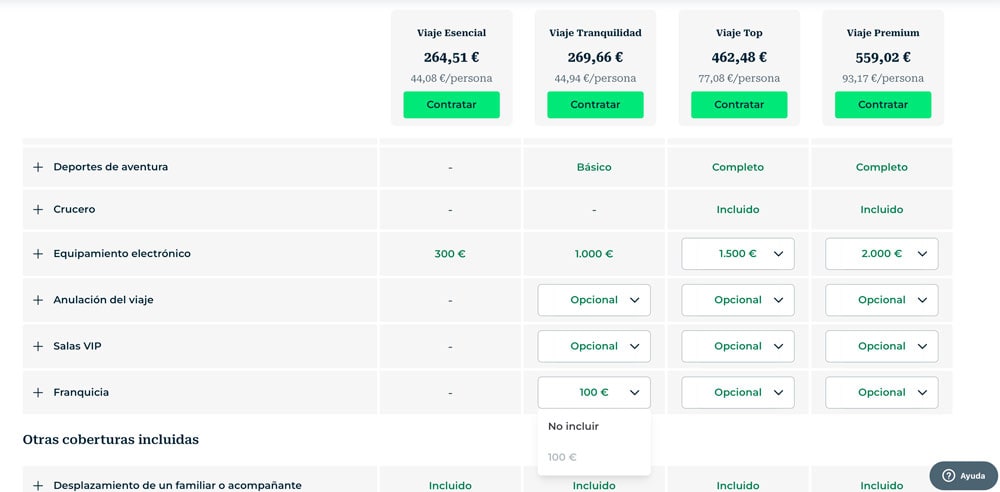 Descuento por franquicia de Heymondo