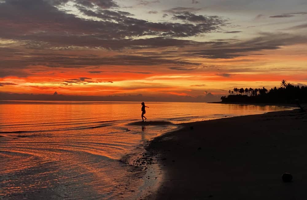 Atardecer en Tablas